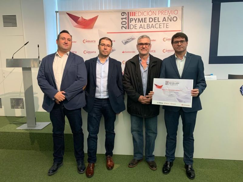 Instalaciones Bueno Arenas recibe el premio “Pyme del año 2019” de Albacete